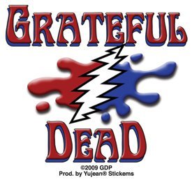 Grateful Dead - Mini Melting Logo - Sticker / Decal