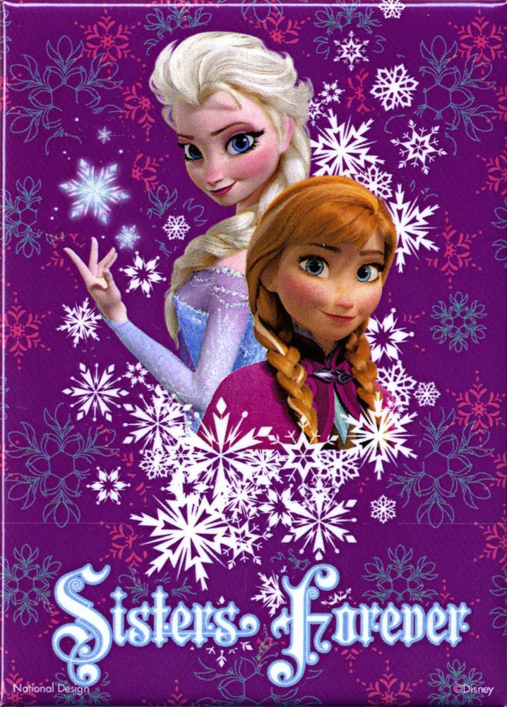 Frozen - Anna and Elsa Sisters Forever Magnet 3 x 4in