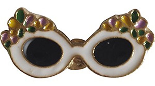 50's Retro Sunglasses, Licensed Artwork PIN - 3D Rubber & Embossed Metal Lapel Pins - 1"