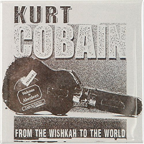 COBAIN KURT Guitar Case, Officially Licensed Original Artwork, 3" x 3" Magnet
