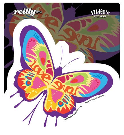 Reilly - Love Butterfly - Sticker / Decal