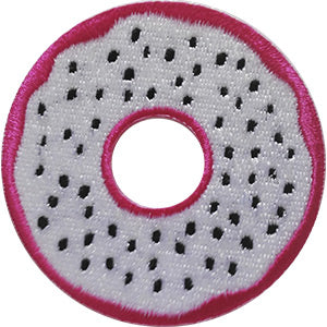 DRAGONFRUIT RING - Original Artwork, Embroidered Iron On PATCH, 3.8" x 3.8"