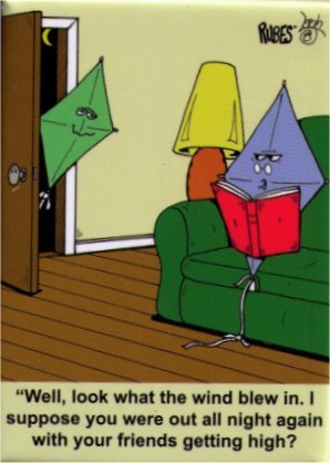 Rubes Look What The Wind Blew In Magnet RM4352