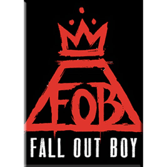 FALL OUT BOY CROWN FRIDGE MAGNET - Fall Out Boy Decorative Exclusive Artwork Refrigerator Fridge Magnet - 2.5" x 3.5"