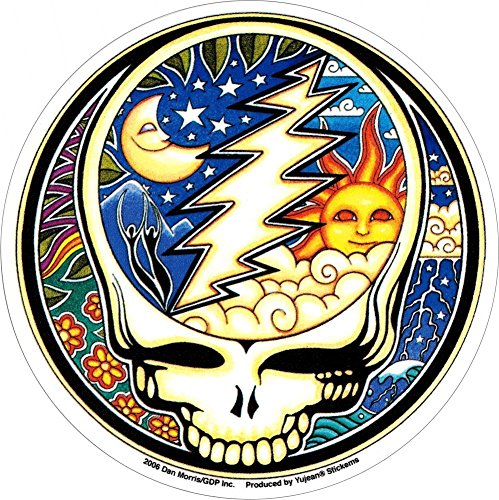 Steal Your Face - Dan Morris, Grateful Dead Vinyl Sticker DECAL for Car Bumper Skateboard Laptop Luggage - 4.75" x 4.75"