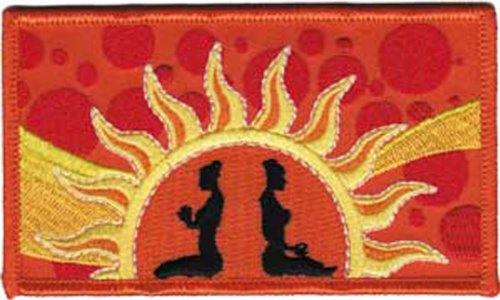 Application Meditation Sun Patch