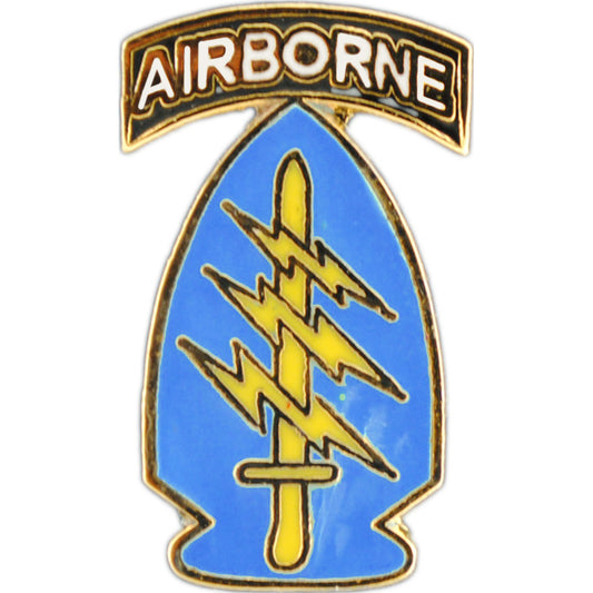 U.S. ARMY, SPECIALIAL FORCES AIRBORNE - Original Artwork, Expertly Designed PIN - 1.125"