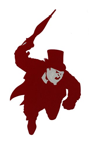 Licenses Products DC Comics Batman Penguin Rub On Sticker, Red