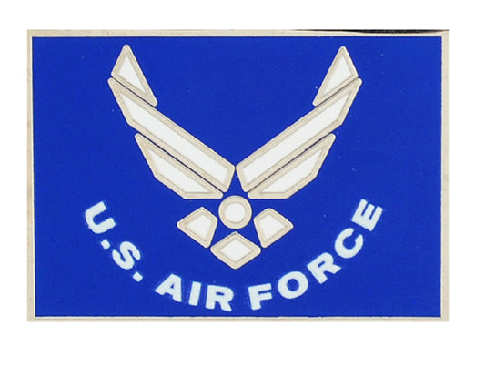 U.S. AIR FORCE, USAF FLAG II - Original Artwork, Expertly Designed PIN XLG - 1.5"