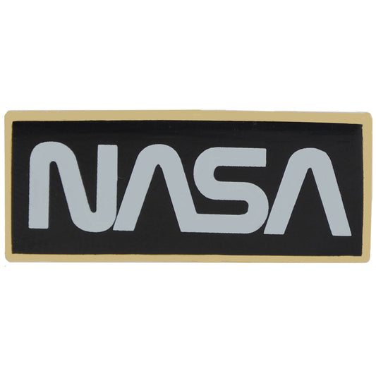AIRCRAFT & HELICOPTERS, SPACE NASA LOGO GOLD - Original Artwork, Expertly Designed PIN - 1.125"