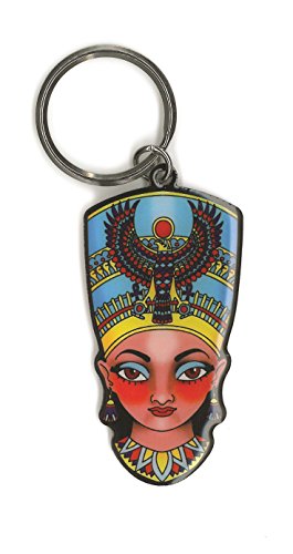 Sunny Buick, NEFERTITI, Original Licensed, Modern Bright Bold Metal - KEYRING