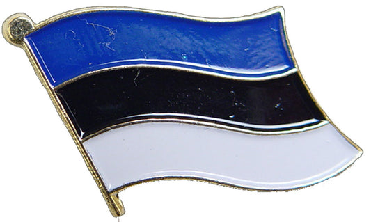 INTERNATIONAL, ESTONIA Flag - Original Artwork, Expertly Designed PIN - 1"