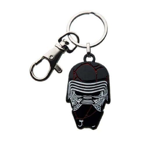 STAR WARS, KYLO REN BROKEN MASK KEYCHAIN - Stainless Steel Metal Key Holder KEYCHAIN
