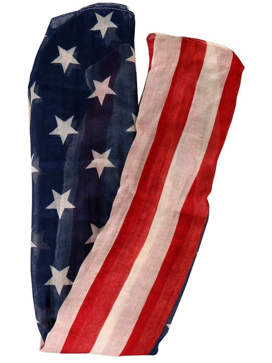 Vintage USA Flag, Original Licensed Design Biker Style, Over Size Scarf