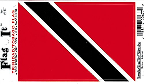 Tinidad-Tobago flag decal for auto, truck or boat