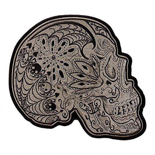 ON THE SIDE SUGAR, High Thread Embroidered Iron-On / Saw-On, Heat Sealed Backing Rayon PATCH - 4" x 4"