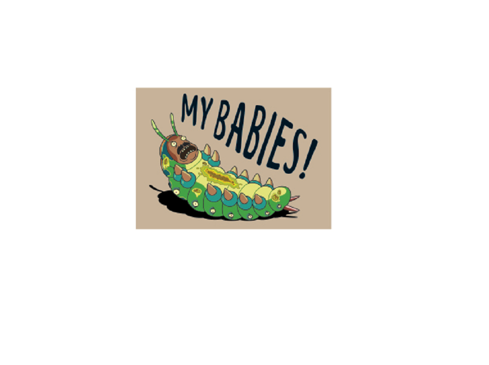 RICK & MORTY MAGNET - Officially Licensed MY BABIES! Artwork Decorative Refrigerator Fridge Magnet - 2.5" x 3.5"