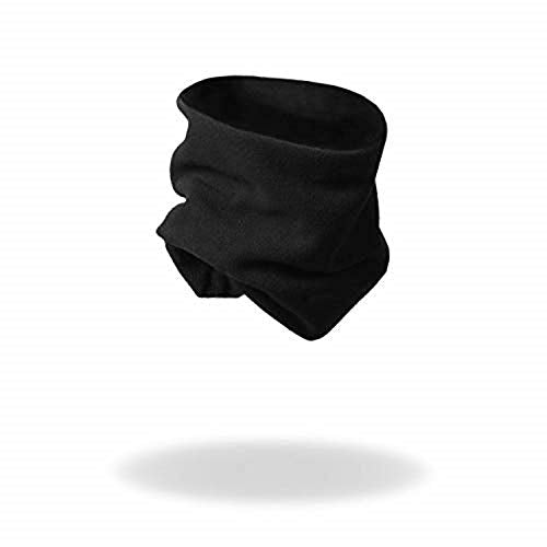 Cold Weather Premium Black Polar Fleece Biker NECK WARMER, Licensed Original