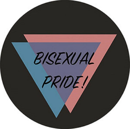 BIS@@UAL PRIDE - Original LGBTQ Artwork STICKER, Long Lasting DECAL, 4" X 4"