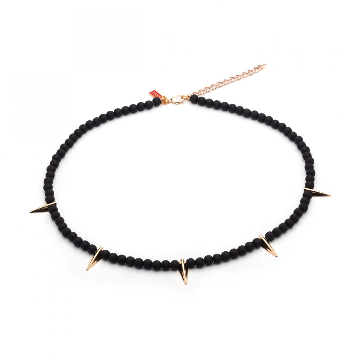 Official Marvel BLACK PANTHER WAKANDA FOREVER King T'Challa ACRYLIC BEAD NECKLACE - Cast Claw Chain 20"