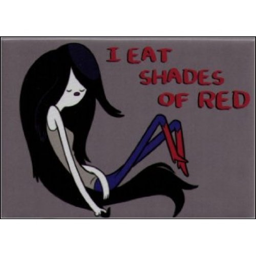 Animewild Adventure Time I Eat Shades of Red Magnet
