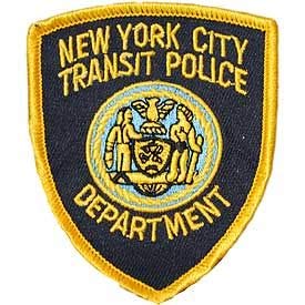NEW YORK CITY TRANSIT PATCH - Official Embroidered United States Police Dept. Patriotic Sew On / Iron On Patch - 3"