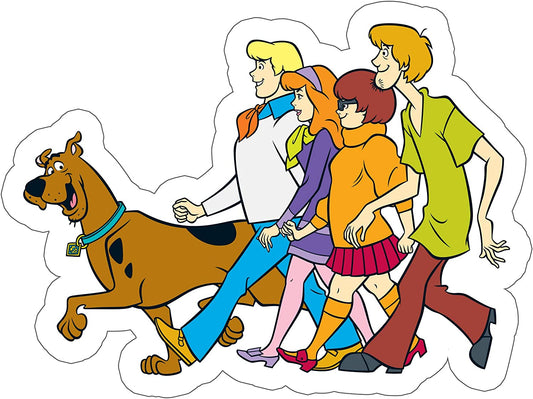 C&D Visionary Scooby Doo The Gang Sticker, Multi-Colored