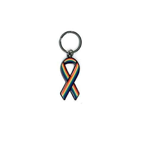 Pride Ribbon, Officially Licensed Artwork - Metal Keychain