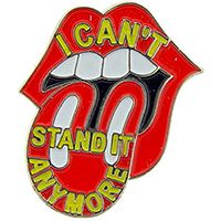 I CAN'T STAND IT ANYMORE PIN - Original Artwork Backpack Enamel Lapel Pin - 1"