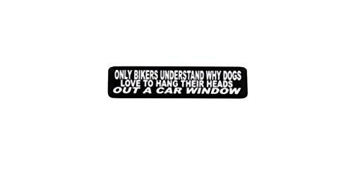 Only Bikers Understand Helmet Stickers - Novelty Artwork Biker Decals, 4" x 1"