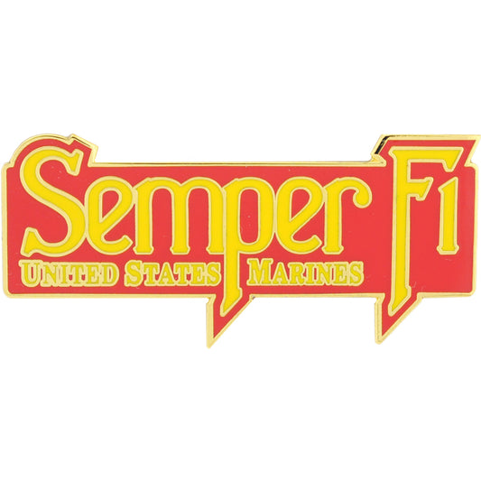 U.S. MARINES, SEMPER FI - Original Artwork, Expertly Designed PIN XL - 1.875"