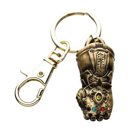 INFINITY Gauntlet 3D KEYCHAIN, Officially Licensed - Marvel Comics Stainless Steel Artwork
