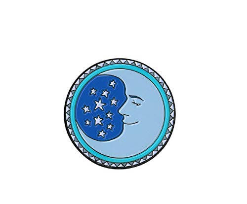 Dan Morris, Moon - Original Artwork, Enamel PIN, 1.25"