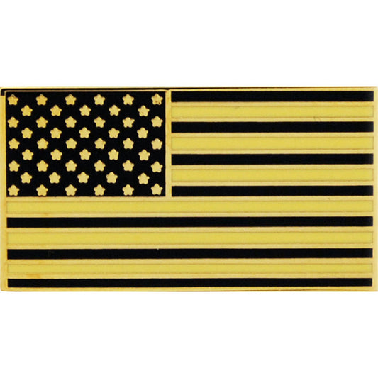 USA & PATRIOTIC, USA FLAG HONOR - Original Artwork, Expertly Designed PIN - 1.125"