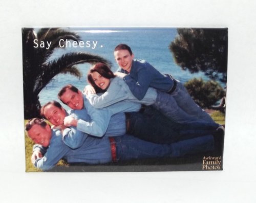 Awkward Family Photo: Say Cheesy Magnet-1 piece