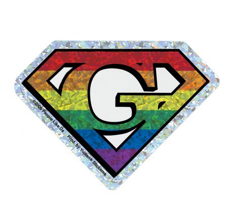 Rainbow Sparkling Diamond Cut Gay Pride - Sticker / Decal