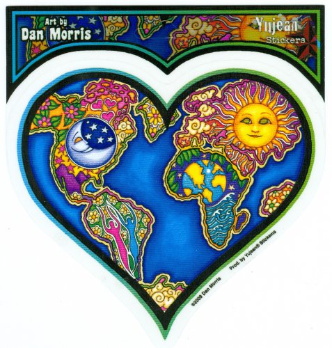 Dan Morris - Earth Heart - Sticker / Decal