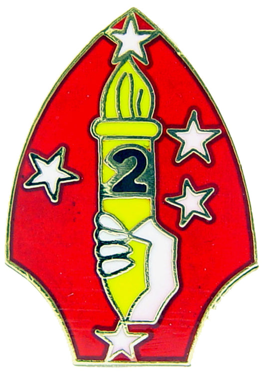 U.S. MARINES, USMC 2nd Division Mini - Original Artwork, Expertly Designed PIN - 0.875"