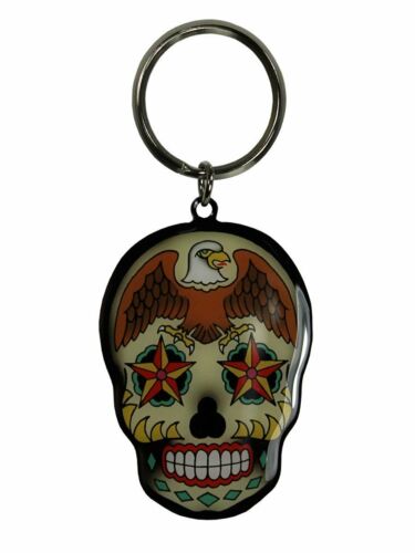 Eagle Sugar Skull - Official Licensed, High Quality - Metal Keychain