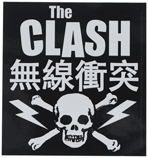 C&D Visionary The Clash Skull and Bolts Sticker