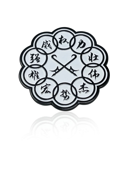 SHANG-CHI Marvel Legends Pin, The TEN RINGS Symbol - The Legend of The Ten Rings Officially Licensed Shang-Chi Marvel Studios Enamel PIN - 3.8cm