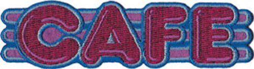 Application Cafe Sign Patch