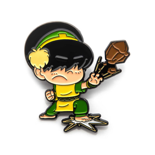 AVATAR TOPH CHIBI PIN, Officially Licensed Nickelodeon's Animated Television Series Avatar Toph Chibi Enamel Pin