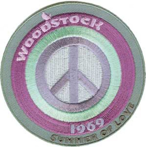 WOODSTOCK PEACE, Officially Licensed, Iron-On / Sew-On, Embroidered PATCH