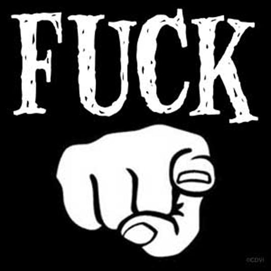 C&D Visionary DSX Fuck Pointing Sticker (S-7560)