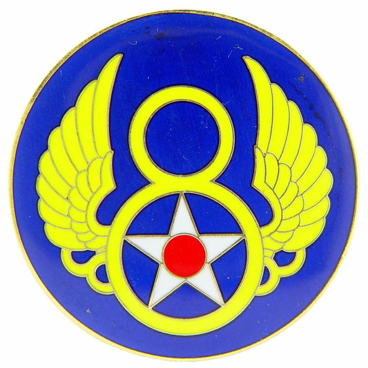 U.S. AIR FORCE, USAF Logo 008TH - Original Artwork, Expertly Designed PIN - 1.5"