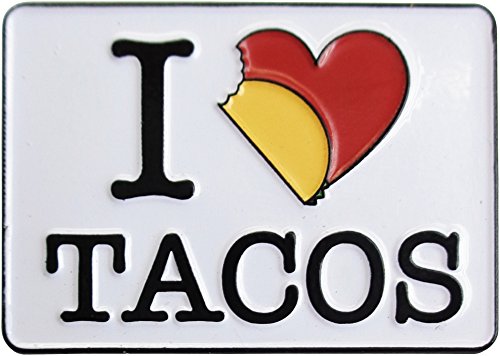 Evilkid I Heart Tacos, Licensed Original Artwork, Expertly Designed ENAMEL PIN - 1.25"