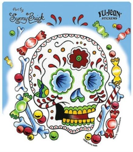 Sunny Buick - Candy Sugar Skull - Sticker / Decal