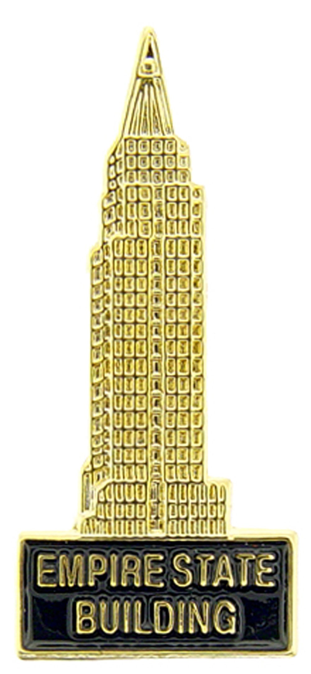 USA STATES, NEW YORK EMPIRE STATE BUILD - Original Artwork, Expertly Designed PIN - 1"