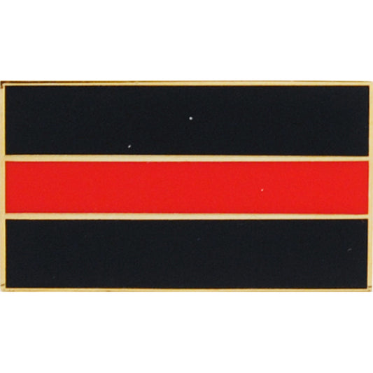 FIRE & EMS, RED LINE HONOR SYMBOL - Original Artwork, Expertly Designed PIN - 1.125"
